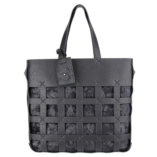 Black Leather Caged Bag - Simply Fabulous Boutique