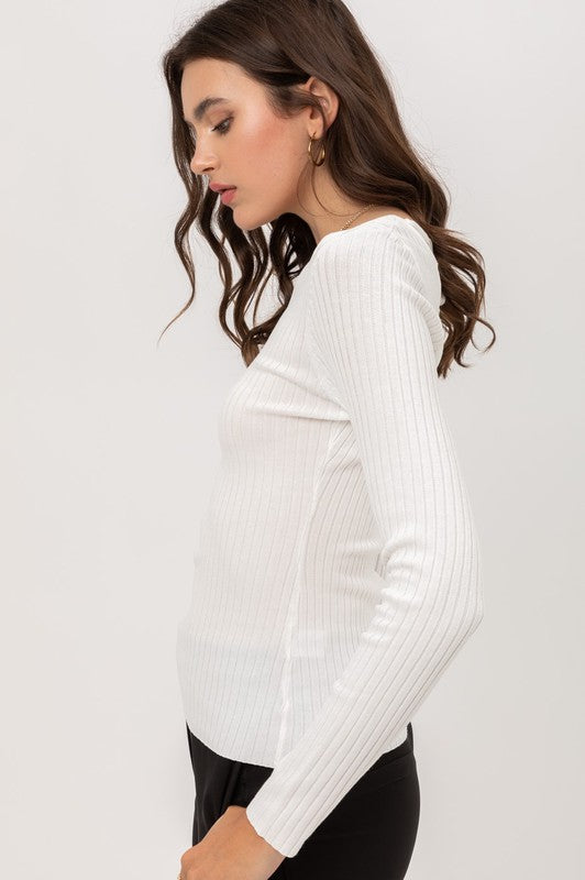 Lace Back Top