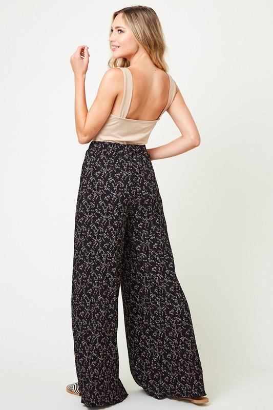 Floral Print Palazzo Pants - Simply Fabulous Boutique