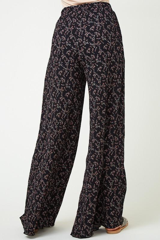 Floral Print Palazzo Pants - Simply Fabulous Boutique