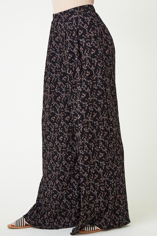 Floral Print Palazzo Pants - Simply Fabulous Boutique