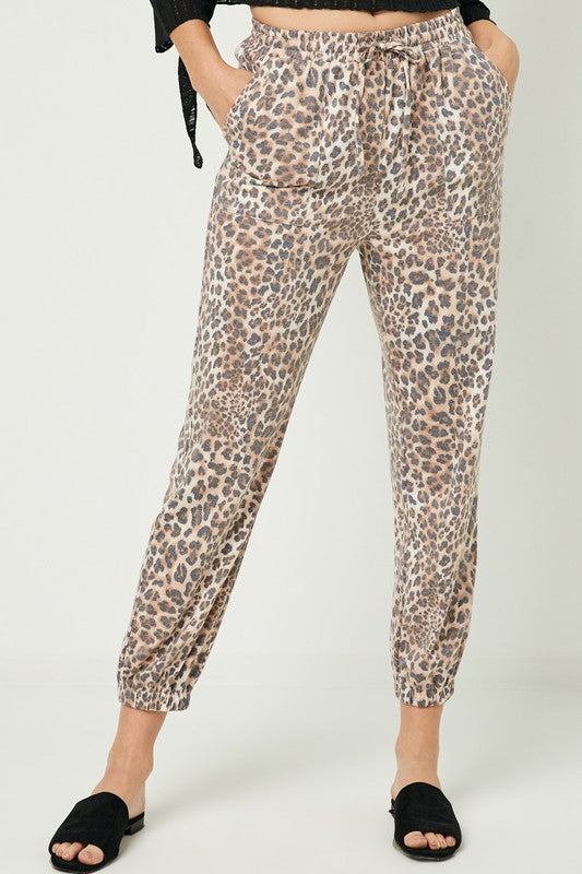 Leopard Joggers