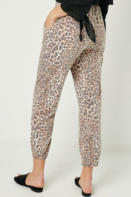 Leopard Joggers