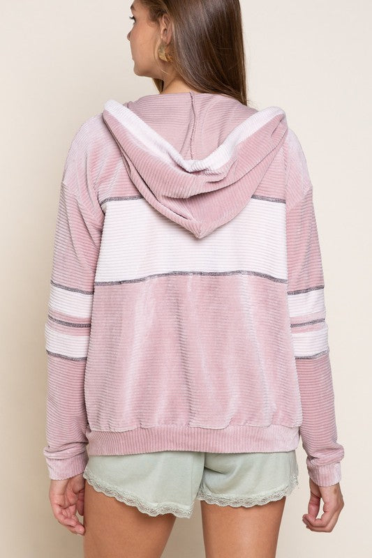 Hooded Corduroy Jacket