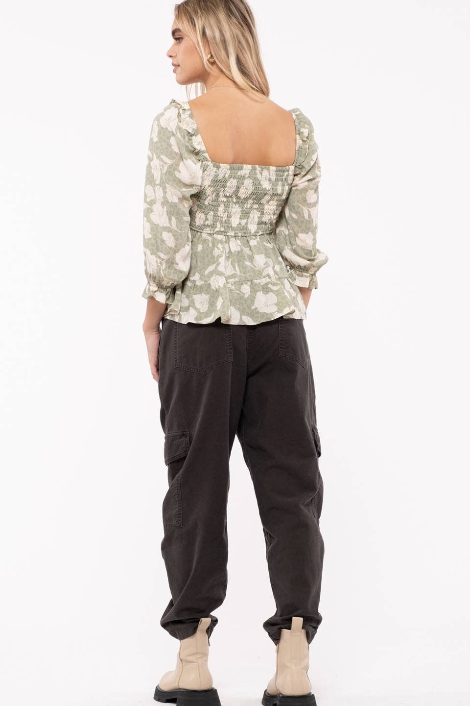 Serenity Smocked Top