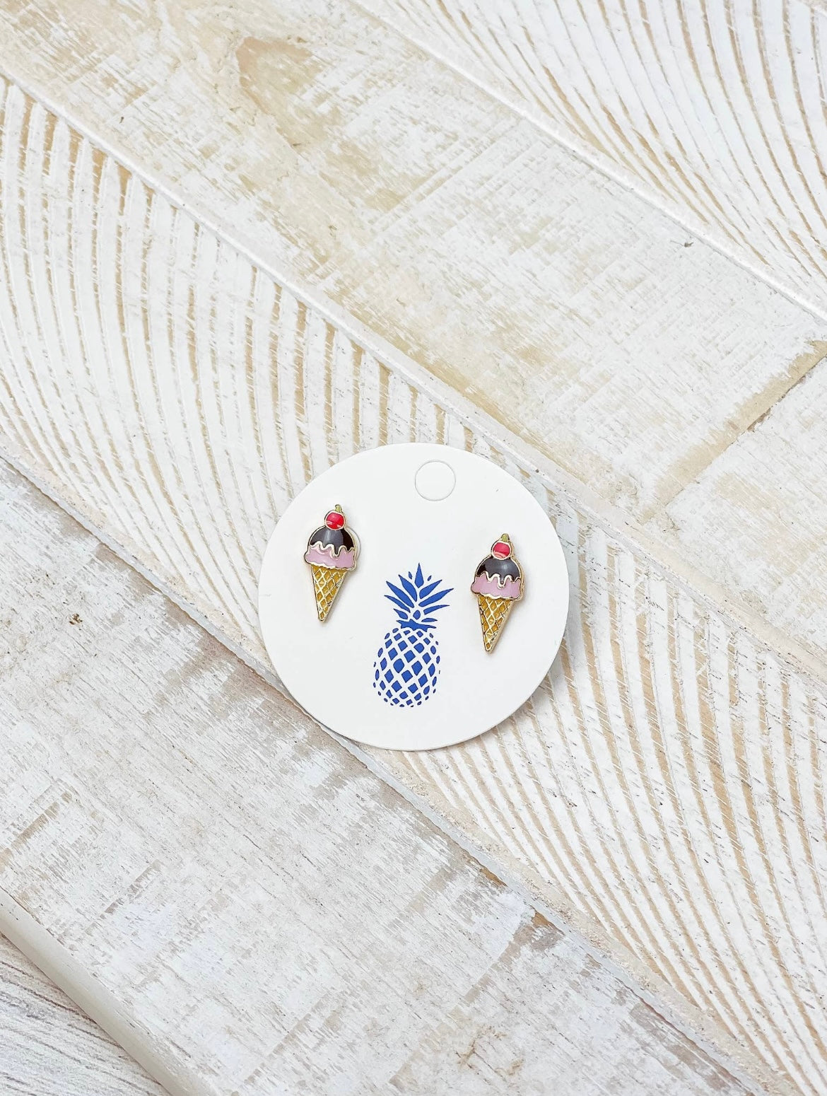 Ice Cream Stud Earrings