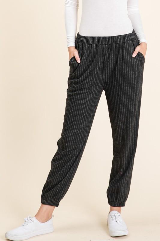 Striped Casual Lounge Pants - Simply Fabulous Boutique