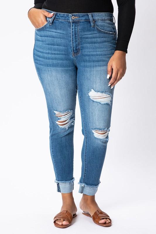 Kancan Ultra High Rise Plus Jeans - Simply Fabulous Boutique