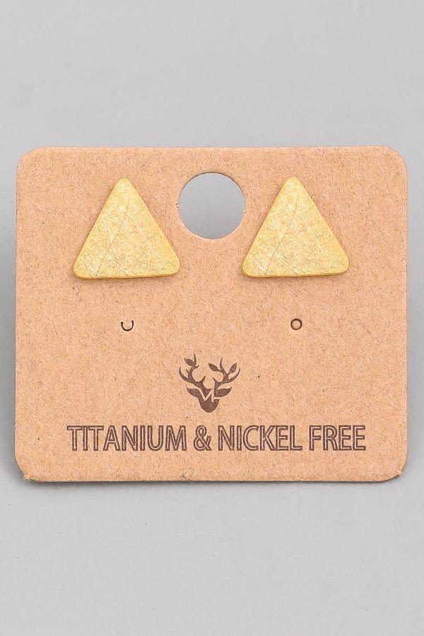 Triangle Studs - Simply Fabulous Boutique