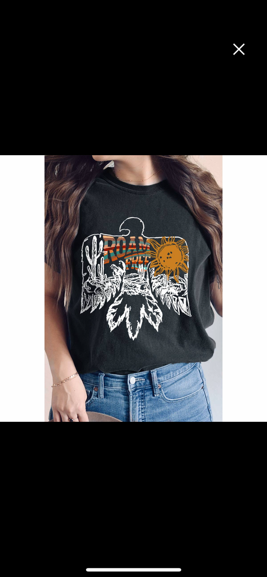 Roam Free Graphic Tee Shirt